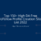 Top 150+ High DA Free DoFollow Profile Creation Sites List 2022
