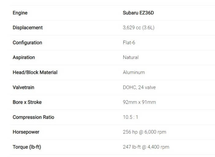 The Three Common Subaru EZ36 3.6 Engine Issues 