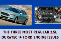 The Three Most Regular 2.5L Duratec I4 Ford Engine Issues