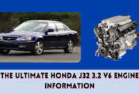 The Ultimate Honda J32 3.2 V6 Engine Information