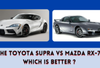 The Toyota Supra vs Mazda RX-7, Which Is Better